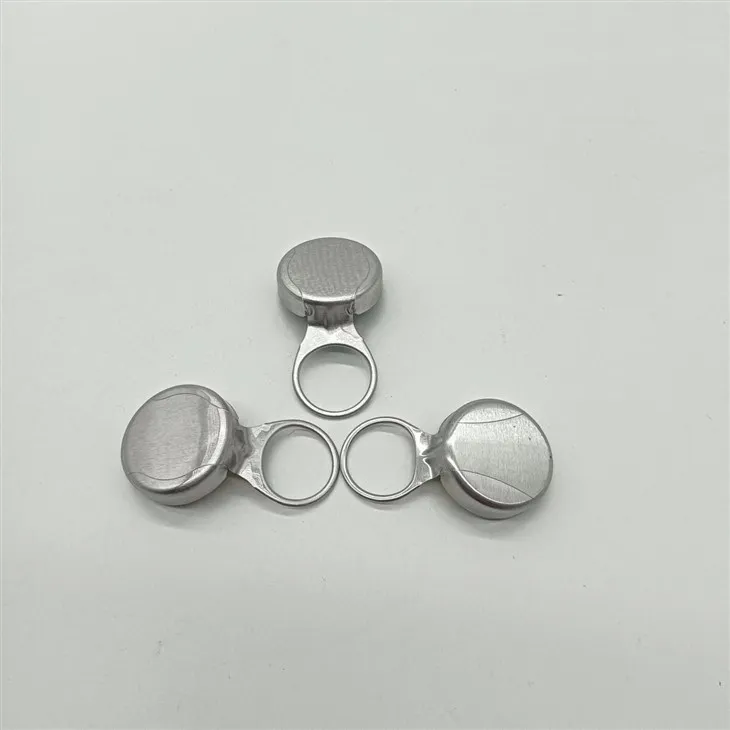 Custom Aluminum Easy Open Crown Caps 26mm Pull Ring Beer Cap